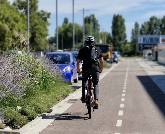 Carril bici en calçada