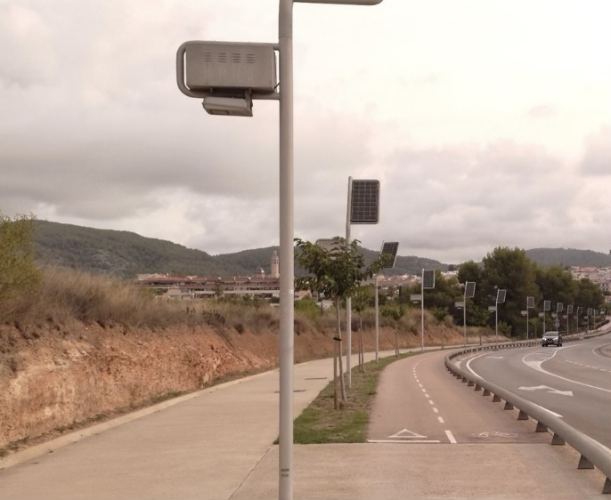 Carril bici segregat